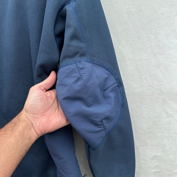 Patagonia Jacket Mens L Blue R2 Granular Full Zip Fleece Lined Made In USA - Picture 12 of 14
